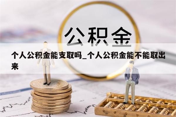 个人公积金能支取吗_个人公积金能不能取出来